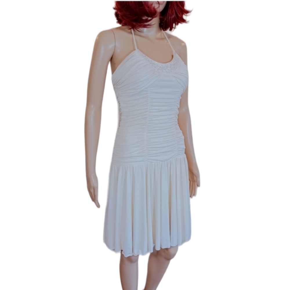 BCBG Ruched Dress Size Small - Picture 4 of 10